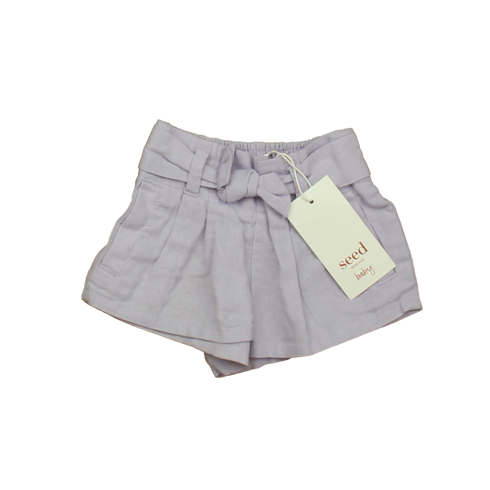 Seed Girls Purple Shorts size: 0-3 Months
